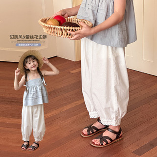 Quần cotton cho bé gái, quần cotton chải thoải mái, dễ giặt, quần thường ngày