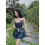 Set jean 2 dây viền tua dua hot hit BYJOLIE