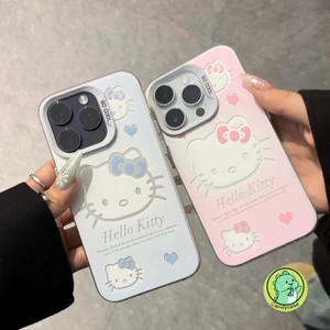 Vỏ Bạc Cho Redmi K80 Pro K70 K70E K60 K60E K50 Gaming K50i K40 K40s Pro K30 K30i Ultra Turbo 4 3 5G 4G Ốp lưng Chống Sốc Cứng Hoạt Hình Dễ Thương Love Kitty Cat