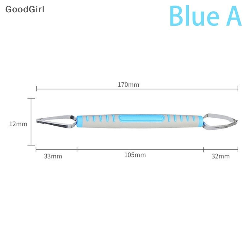 [GoodGirl] Công cụ kết cấu đồ gốm Dao khắc thủ công DIY Tay cầm bằng nhựa Vòng hai đầu Khắc Dao đất sét Công cụ khắc mịn VN