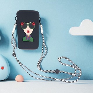 Túi đựng điện thoại di động MEGOCE, Túi đeo chéo điện thoại chống nước đa chức năng, Ví đựng tiền xu silicon dung tích lớn di động