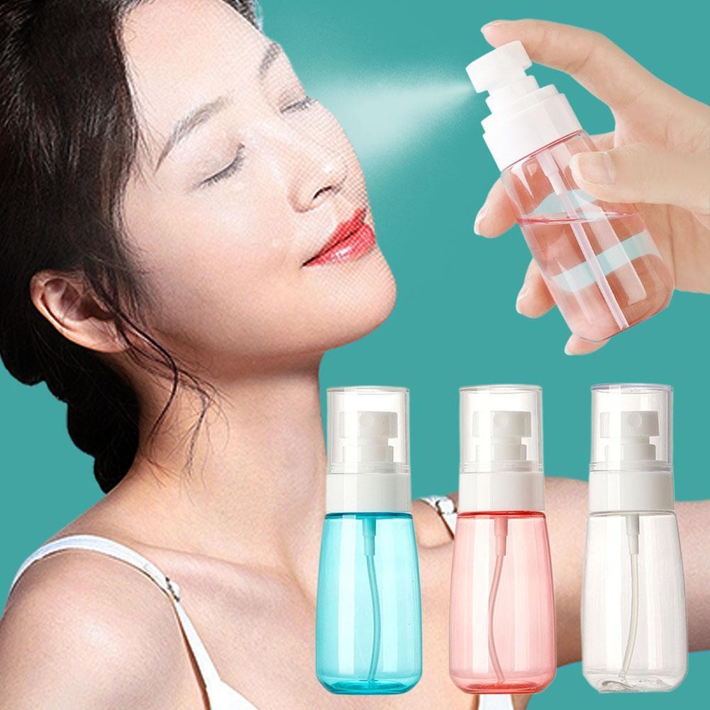 30ml / 60ml / 100ml Nhựa Trong Suốt Trống Chai Xịt Du Lịch Di Động Có Thể Đổ Lại U2q9