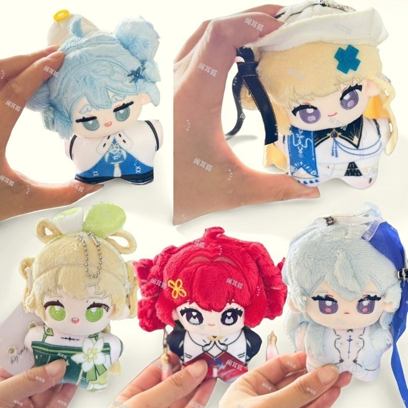 Game Wuthering Waves Plush Keychain Cute Girl Doll Pendant 10CM Mini Doll Anime Stuffed Toy