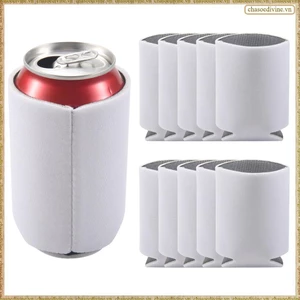 10 Chiếc Bia Neoprene Có Thể Làm Mát Cốc Uống Chai Tay Cách Nhiệt Bọc Mới