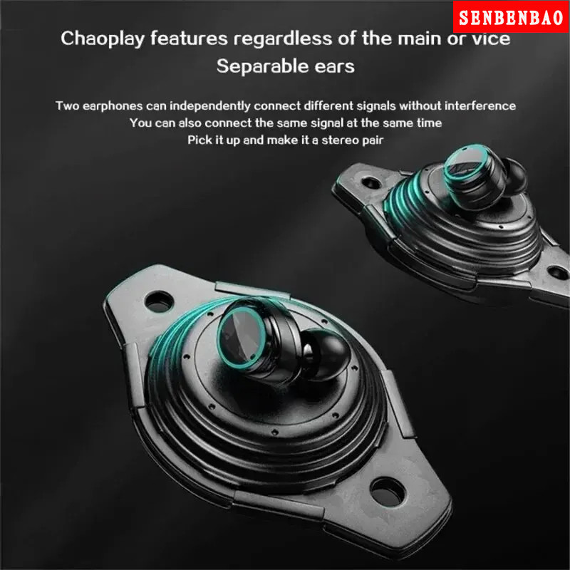 Tai nghe Bluetooth không dây chơi game Senbenbao M25TWS Điều khiển cảm ứng Giảm tiếng ồn Tai nghe âm thanh nổi Màn hình LED