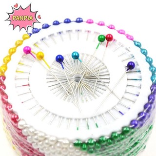 Pnpia 480 Chiếc Dressmaking Pin May Thẳng Chân Tròn Ngọc Trai Màu loe Boutique