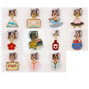 Ý Vòng Tay Mô Đun Mặt Dây Chuyền Series Phong Bì Cầu Vồng Bộ Sưu Tập Tạo Kiểu Cá Tính Dây Chuyền Vòng Tay