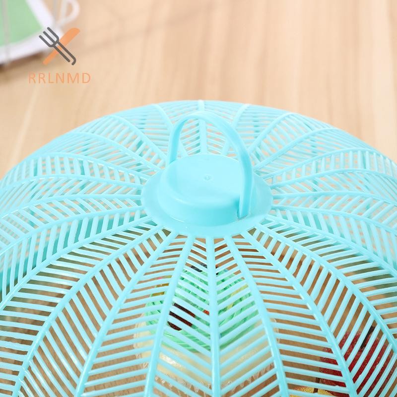 Rrlnmd 1 Chiếc Lưới Thực Phẩm Thoáng Khí Chống Muỗi Và Bay Bát Bao Tiện Ích Cho Gia Đình Trái Cây Nhựa Tròn Rau MỚI