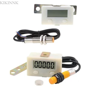 Bộ đếm cảm ứng từ tính KIKIN Bộ đếm đục lỗ điện tử kỹ thuật số Cảm biến kim loại 5 chữ số