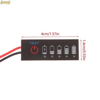 Chỉ báo cấp độ sân vườn 18650 Máy đo công suất Lithium 2S-7S 7.4V-29.4V 15mA Mô-đun hiển thị mức Lithium mới