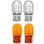 Mt 2 Chiếc T20 Đèn Halogen Thủy Tinh Chạy Ban Ngày Đèn Tín Hiệu Dừng Phanh Đuôi Bóng Đèn 7443 W21 / 5W
