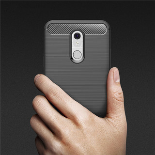 Mới LG Stylo 5 5x 5v 5 Plus Q Stylus Stylo 4 4 Plus Mềm Chống Sốc TPU Kết Cấu Sợi Carbon Bảo Vệ Hấp Thụ Sốc Vỏ Điện Thoại