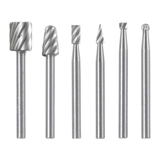 QUIM 6 Chiếc HSS Định Tuyến Router Mài Bit Burr Cho Dụng Cụ Xoay Cho Mini Mới