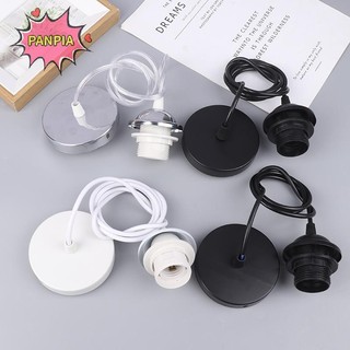 Pnpia Retro E27 Đèn Gắn Dây 1m / 1.5m Đèn Trần Giá Đỡ Ổ Cắm Mặt Dây Chuyền Đế Đèn Boutique Đèn