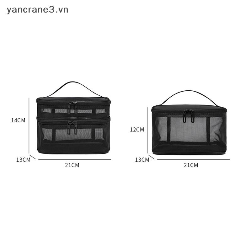 {Yan3} Túi đựng mỹ phẩm dung tích lớn Du lịch Túi vệ sinh tiện lợi Túi đựng đồ du lịch ngoài trời Túi đựng đồ trang điểm nữ chống thấm nước Mới {yancrane3.vn}