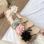 Dép đi biển WEETW, Dép xỏ ngón hoa ngày lễ chống trượt, Giày đế bằng thông thường Dép đi biển kỳ nghỉ ngoài trời