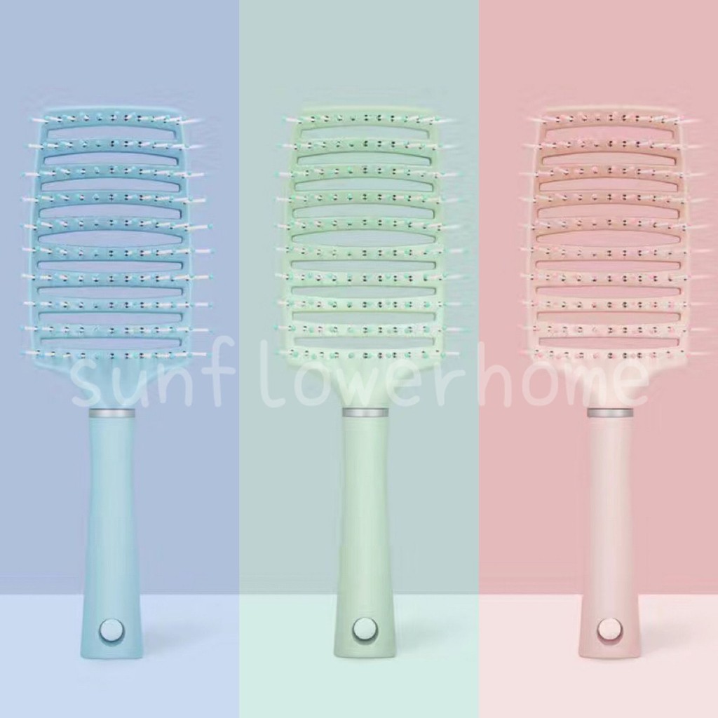Lược xương sườn lợn lông tơ cao cấp Lược cong lớn di động