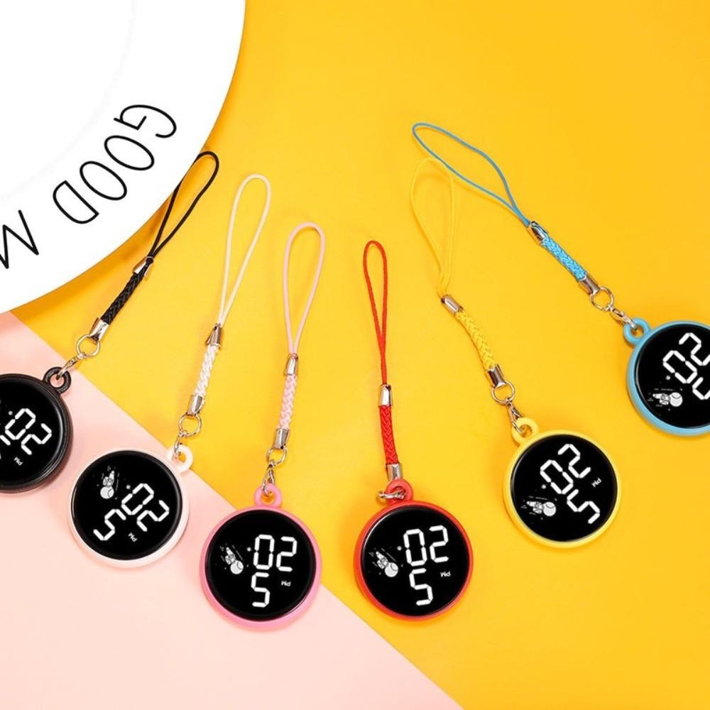 Đồng hồ học sinh GETVOW, Đồng hồ móc khóa chống nước màn hình cảm ứng, Đèn LED di động Đa chức năng Đồng hồ móc khóa học sinh