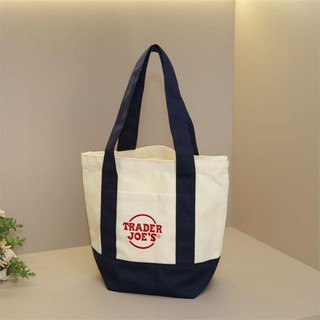 Túi Tote Mini Trader Joe 's Túi Tote vải có thể tái sử dụng có thể gập lại Hợp thời trang cho du lịch decfeyeth