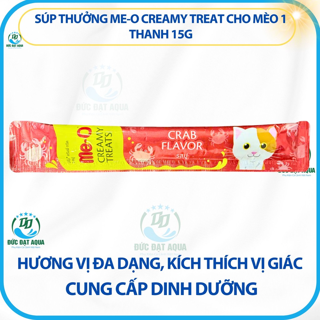 Súp thưởng Me-o Creamy Treat cho mèo 1 thanh 15g Có súp thưởng, mèo cưng mê tít date mới nhất 5