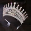 Mũ nón JVSUB Wedding Crown, Vương miện pha lê vương miện đính đá, Nữ hoàng Baroque sang trọng có lược Vương miện công chúa pha lê