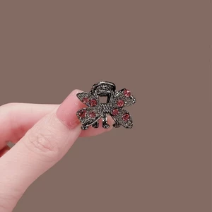 MAUROPOLI [Sẵn Sàng] Nhẹ nhàng Tính Khí Sang Trọng Kim Cương Giả Nơ Lấy Kẹp Nổ Nhỏ Kẹp Bên Kẹp Tóc Gãy Kẹp Tóc Nửa Phần Đầu Kẹp Tóc Nữ