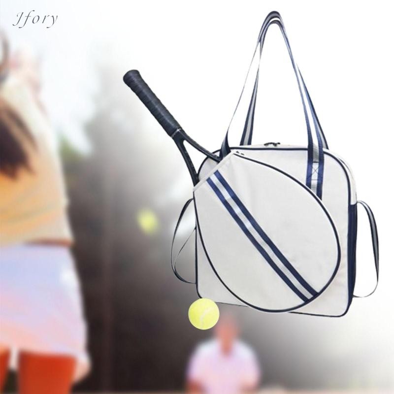 Jfory Túi vợt Tennis & Cầu Lông đeo vai cho người lớn, người mới bắt đầu, thiết bị thể thao
