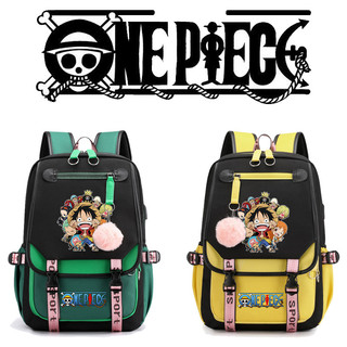 YT2 ONE PIECE Luffy Ba Lô Dành Cho Học Sinh Công Suất Lớn Nhẹ Anime Túi Đi Học TY2