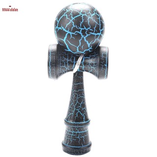 🔥Đồ chơi bằng gỗ Thể thao ngoài trời Kendama Đồ chơi Bóng trẻ em và người lớn Bóng ngoài trời Thể thao Crack Gỗ sồi Thiết kế đầy màu sắc Đen và Xanh