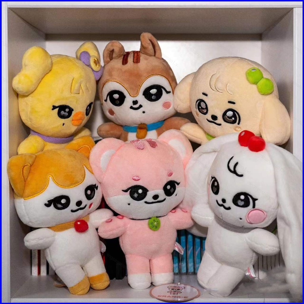 PS1 IVE Cherry Minive Sang Trọng Búp Bê Quà Tặng Cho Bé Gái Hoạt Hình WONYUUNG YUJIN GAEUL LIZ LEESEO rei Đồ Chơi Nhồi Bông Cho Trẻ Em SP1