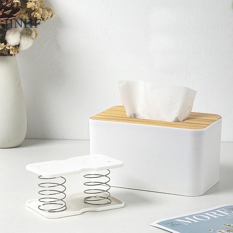 JINHF Sáng Tạo Giá Đỡ Lò Xo Hộp Khăn Giấy Tự Động Nâng Lò Xo Tải Khăn Giấy Hộp Mùa Xuân Giá Đỡ Khăn Giấy Ô Tô Hộp Mùa Xuân Giá Đỡ HOT