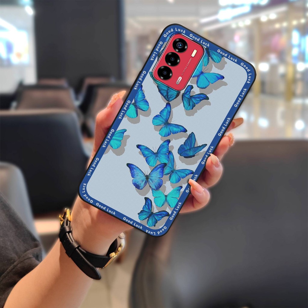 Ốp Điện Thoại Hoạt Hình Dễ Thương Cho ZTE Blade V40 Vita / A72, TPU Mềm, Bọc Toàn Bộ, Chống Va Đập, Chống Thấm Nước