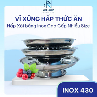 [Giá Xưởng] Xửng Hấp Inox Đa Năng – Dùng Hấp Xôi, Bánh, Thức Ăn – Chất Liệu Inox Cao Cấp