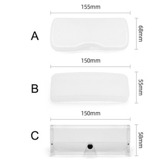 Kẹp kính mắt ASDFGER, Ống kính kính râm di động thực tế, Hộp đựng kính sành điệu bền bỉ Phụ kiện kính