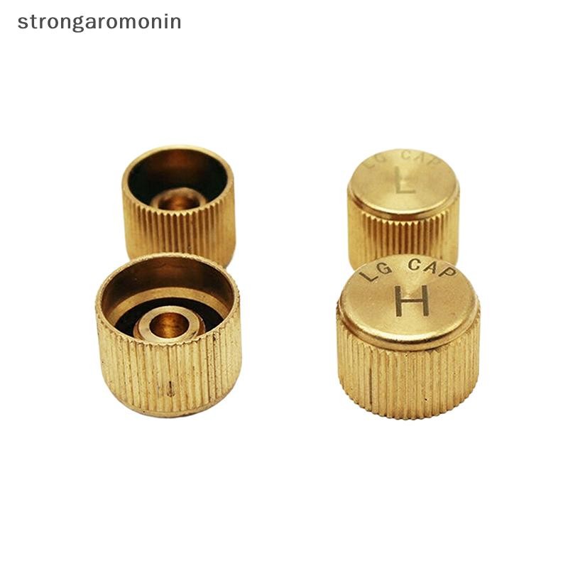 ST Xe Điều Hòa Lạnh Bụi Nắp Van Nắp Cao Cấp Cổng Bên Thấp Tự Động Cao Áp Thấp Mũ Phụ Kiện ST