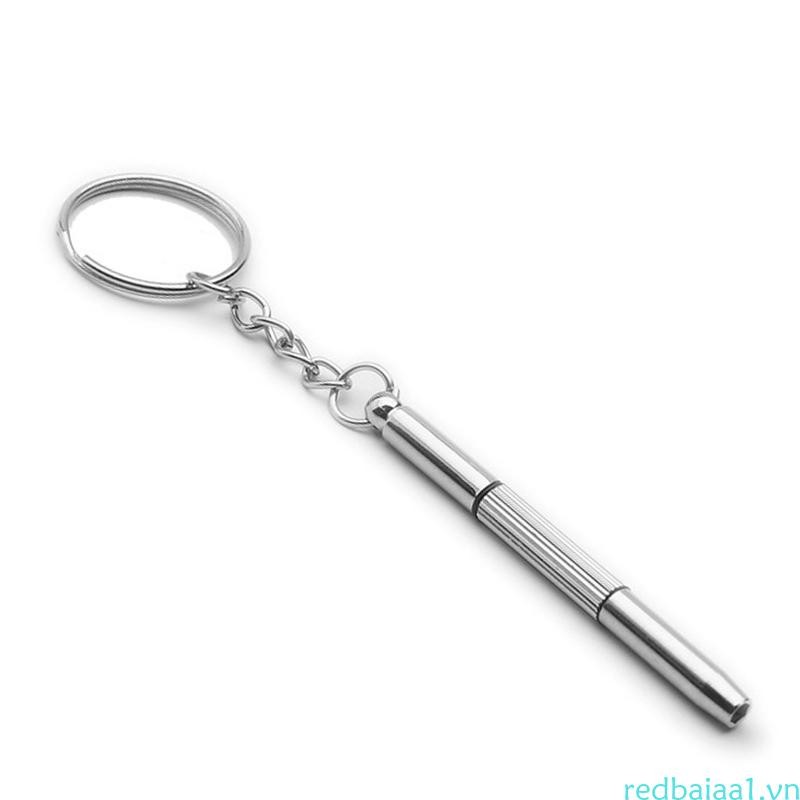 3in1 Eyeglasses Screwdriver Sunglass Watch Repair Kit Screwdriver Tool Keychain