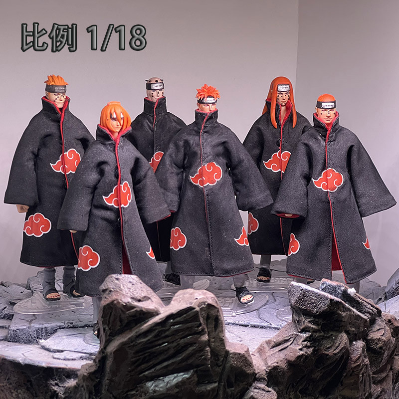 1 / 18 Naruto Xiao Đồ Chơi Mô Hình Áo Khoác 12cm Hawk Robe Payne Đồ ...