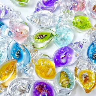 Màu Sắc Dạ Quang Conch Vừa Tự Làm Kem Keo Điện Thoại Di Động Dây Xích Túi Bông Tai Mặt Dây Chuyền Acrylic Trang Sức Phụ Kiện