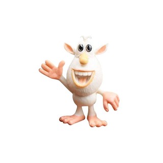 8*Russian Cartoon Booba White Pig Cooper Doll Figurine Action Figurine Ornament