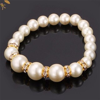 [Gou] Bộ 3in1 Vòng Cổ Ngọc Trai Mô Phỏng Thanh Lịch Bông Tai Vòng Cổ Dài Nữ Cô Dâu Trang Sức Cưới Quà Tặng VN