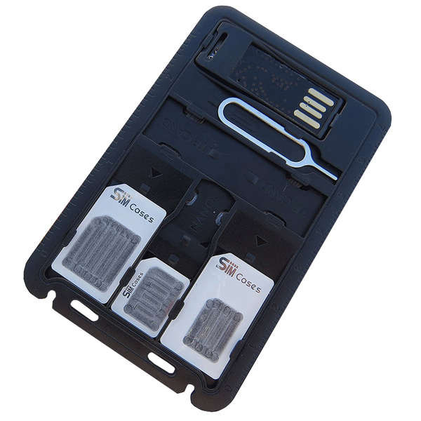 Siêu Mỏng sim Đựng Thẻ Phục Hồi Hộp Đựng Thẻ Điện Thoại Di Động nano Khay Thẻ Khe Cắm Thẻ Kim Kim Phục Hồi Thẻ Điện Thoại Di Động Kim