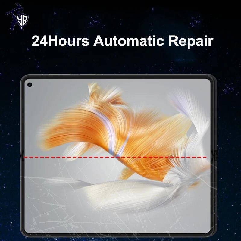 Huawei MateX6 MateX5 MateX3 MateX2 1-2 Chiếc HD Trong Suốt Mềm Hydrogel Cho Huawei Mate X6 X5 X3 X2 Bảo Vệ Màn Hình Chống Cháy Nổ