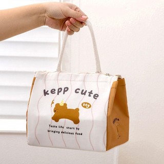 Hộp Cơm Trưa JOYFULLIFE, Túi Cơm Trưa Nhiệt Đa Năng Lớn, Túi Tote Hoạt Hình Dễ Thương, Bảo Quản Thực Phẩm Di Động Cho Nữ, Cô Gái, Trẻ Em