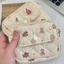 Ví đựng tiền xu hoa hoạt hình ROLY, Hộp đựng ID Quilted Túi lưu trữ Quilted dễ thương di động, Túi đựng thẻ ví đựng tiền xu đa chức năng