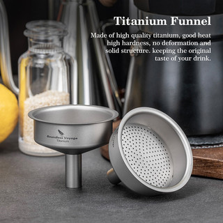 Boundless Voyage Titan Phễu Flagon Phụ Kiện Phễu Nhà Bếp Đa Năng Để Chuyển Chất Lỏng Dầu Mứt Bột