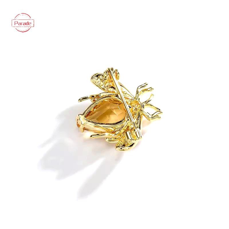 Diễu Hành Thời Trang Kim Cương Giả Hình Ong Trâm Cài Cho Nữ Quần Áo Áo Áo Trang Sức Phụ Kiện Quà Tặng VN