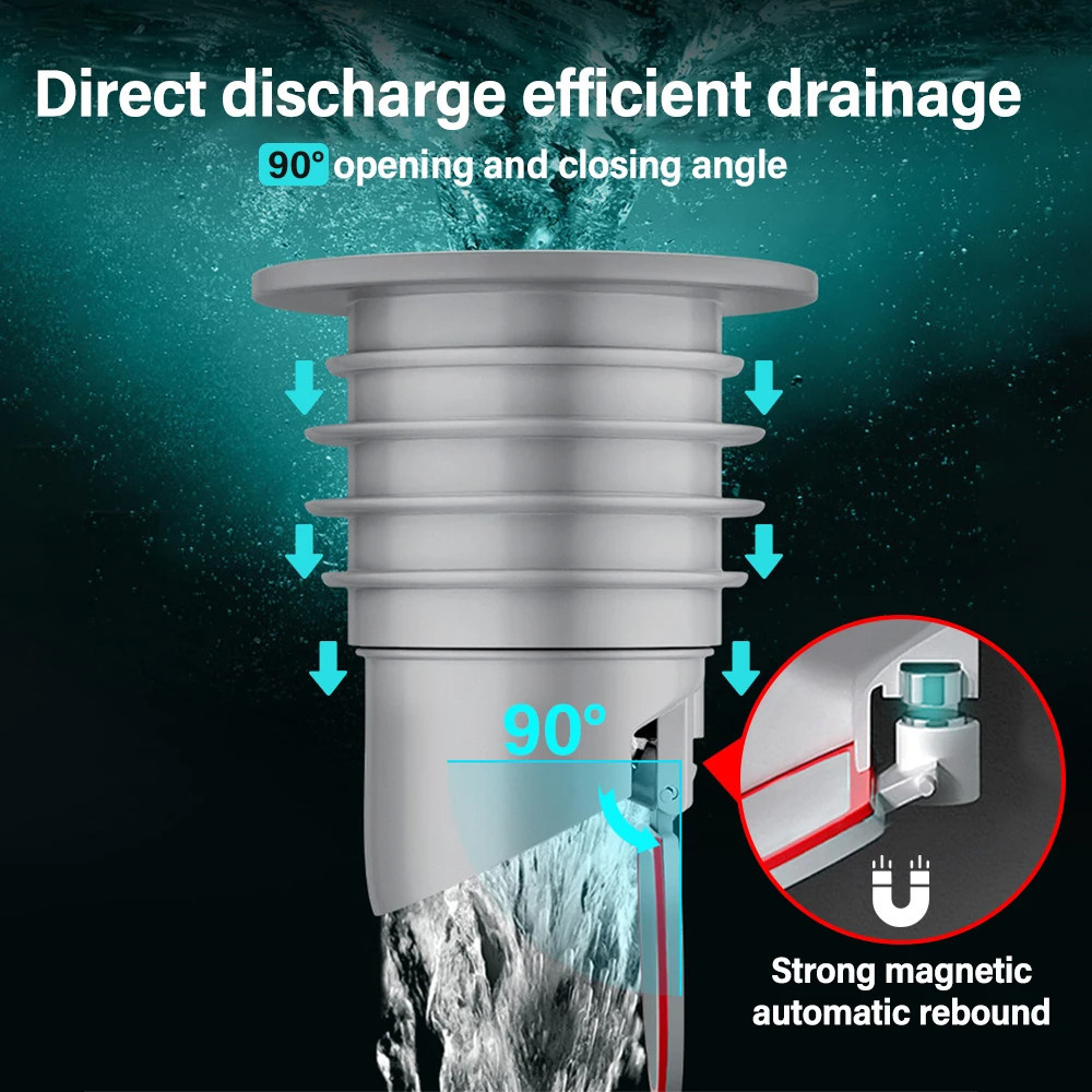 [Sẵn sàng] Vòng niêm phong ống thoát nước bằng silicon Ống thoát nước thoát nước sàn Chống mùi Cống thoát nước Nút chặn vòi hoa sen Phụ kiện phòng tắm