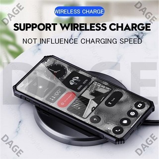 Cod for Nothing Phone (2) (1) 5G Nothing Phone (2) 2023 Acrylic Clear Phone Case Bảo vệ Camera Vỏ chống sốc Ốp điện thoại