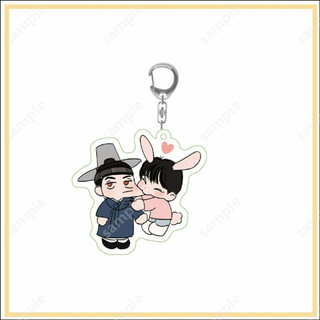 Móc khóa in hình DẠ KÝ ver THỎ CƯNG BL manhwa anime chibi mica trong acrylic dễ thương