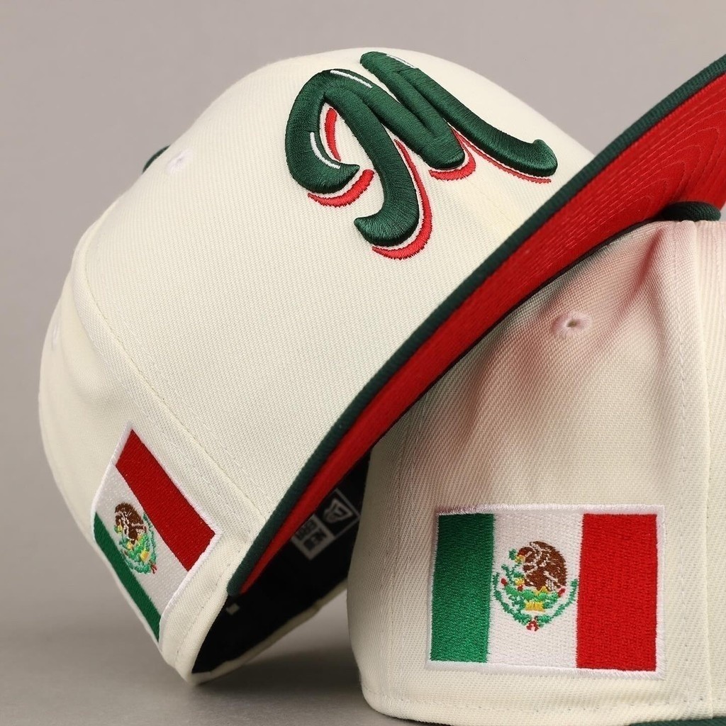 2024 Mũ bóng Mexico mới hoàn toàn đóng cửa thể thao ngoài trời thêu hip-hop không thể điều chỉnh 59fifty trang bị
